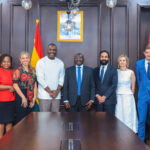 Dr. Bawumia and Idris Elba discuss the development of the creative arts economy