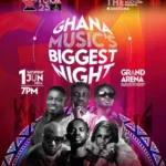 King Promise, Stonebwoy, Black Sherif, and Sarkodie will all play at the 25th TGMA.