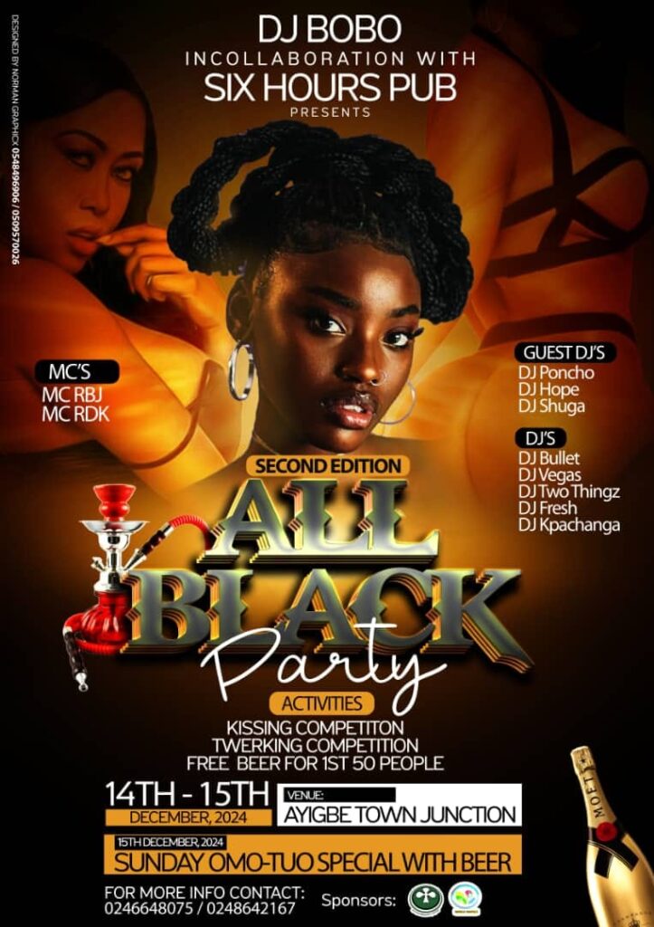 2nd Edition of 'ALL BLACK PARTY