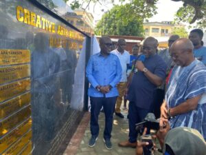 The Ghana Tourism Authority has inaugurated the Creative Arts Wall of Fame at Duawusu in Sekondi