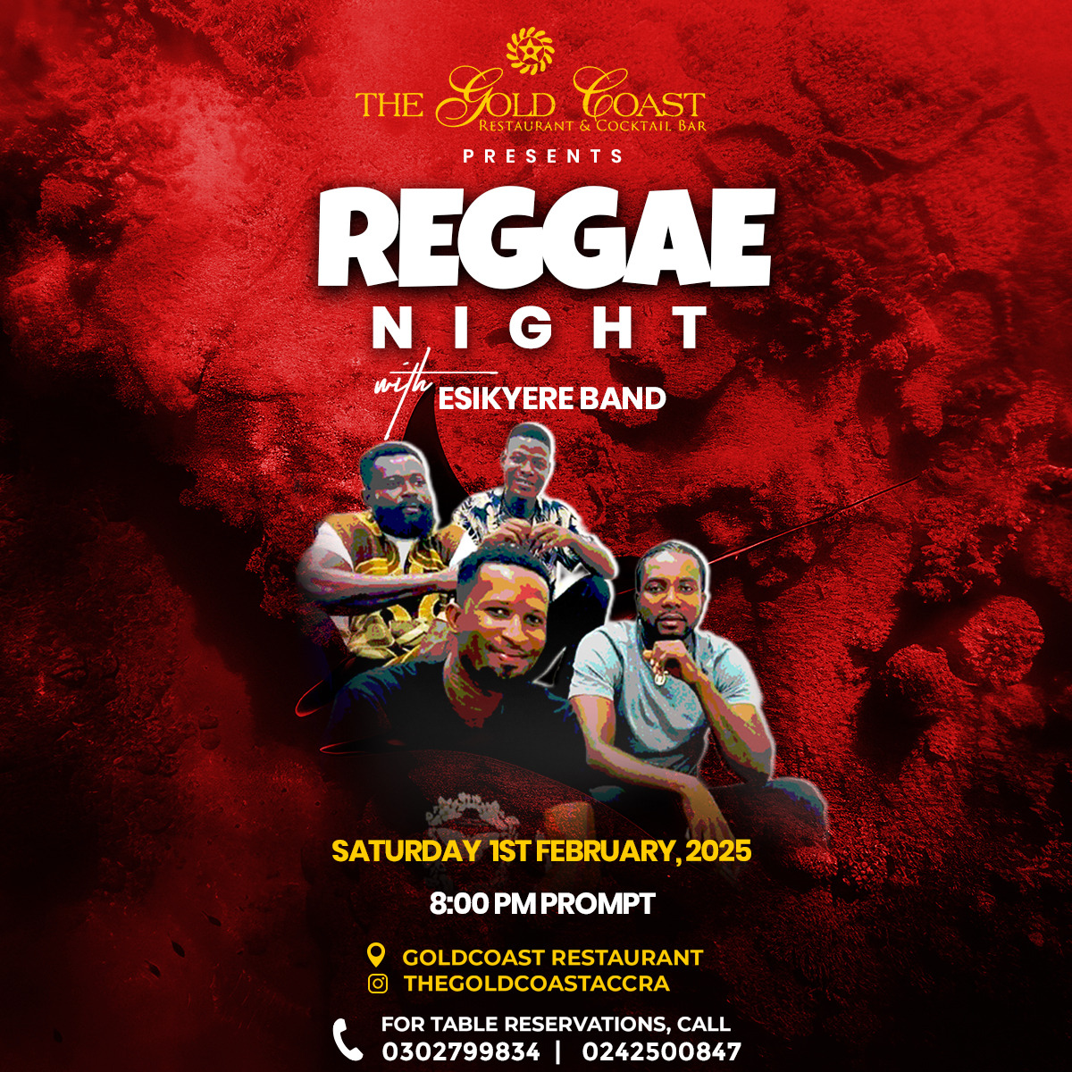 Reggae music with Esikyere Band