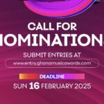 Nominations for the 2025 Telecel Ghana Music Awards are now open