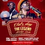 Amakye Dede set to captivate music lovers this Valentine’s weekend at Best Western Plus Hotel and Soho Accra