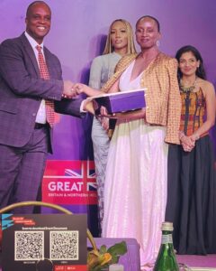 Yvonne Ossei receives the British Council’s ‘Study UK Alumni Award’ for Culture and Creativity