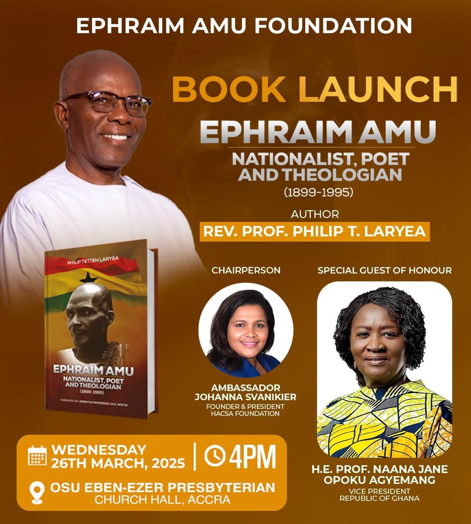 Ephraim Amu Book Launch!