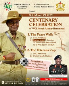 Centenary of WOI Joseph Ashitey Hammond