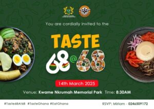 Taste 68@68: GTA to Highlight Ghana’s Vibrant Culinary Heritage