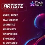 26th TGMA: Here are the nominees for Artiste of the Year!
