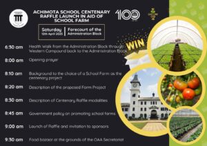 Launch of the Achimota School Centenary Raffle