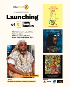 launch of 3 new books