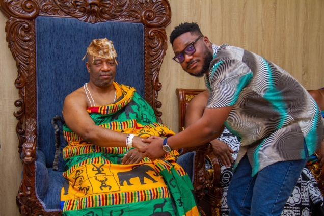 Jeffrey Nortey honors Ga Mantse ahead of his upcoming show in June