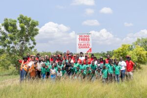 Telecel Ghana Marks World Environment Day with 10,000 New Trees Planted at Chipa Forest Reserve