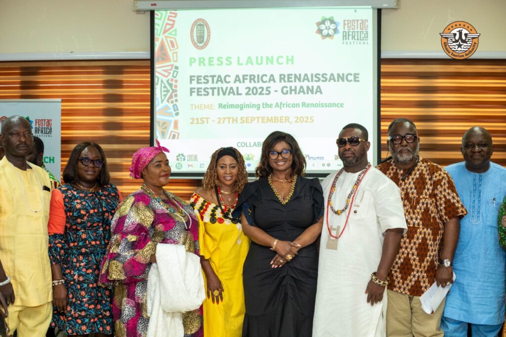 Maame Efua Houadjeto launches FESTAC Africa 2025, highlighting Ghana’s readiness to host Africa’s leading cultural and innovation festival.