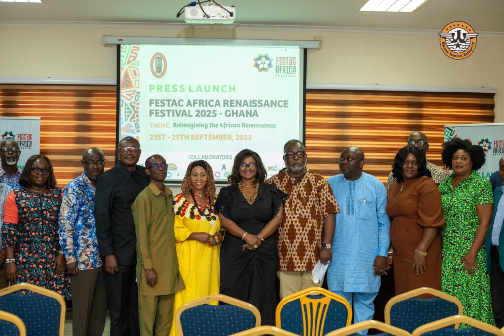 Maame Efua Houadjeto launches FESTAC Africa 2025, highlighting Ghana’s readiness to host Africa’s leading cultural and innovation festival.