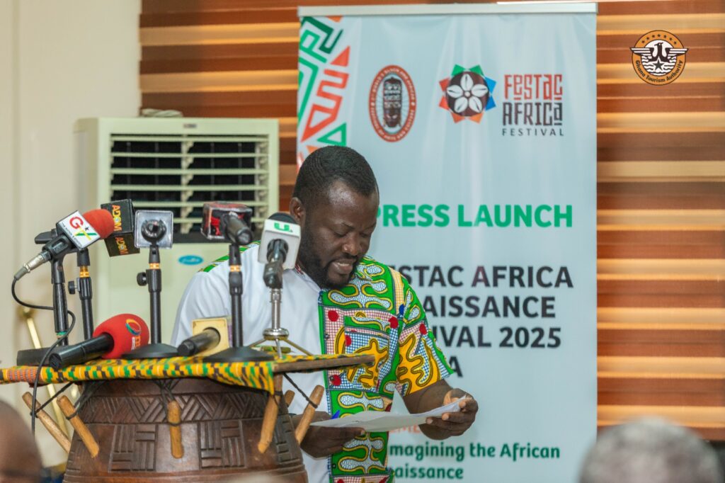 Maame Efua Houadjeto launches FESTAC Africa 2025, highlighting Ghana’s readiness to host Africa’s leading cultural and innovation festival.