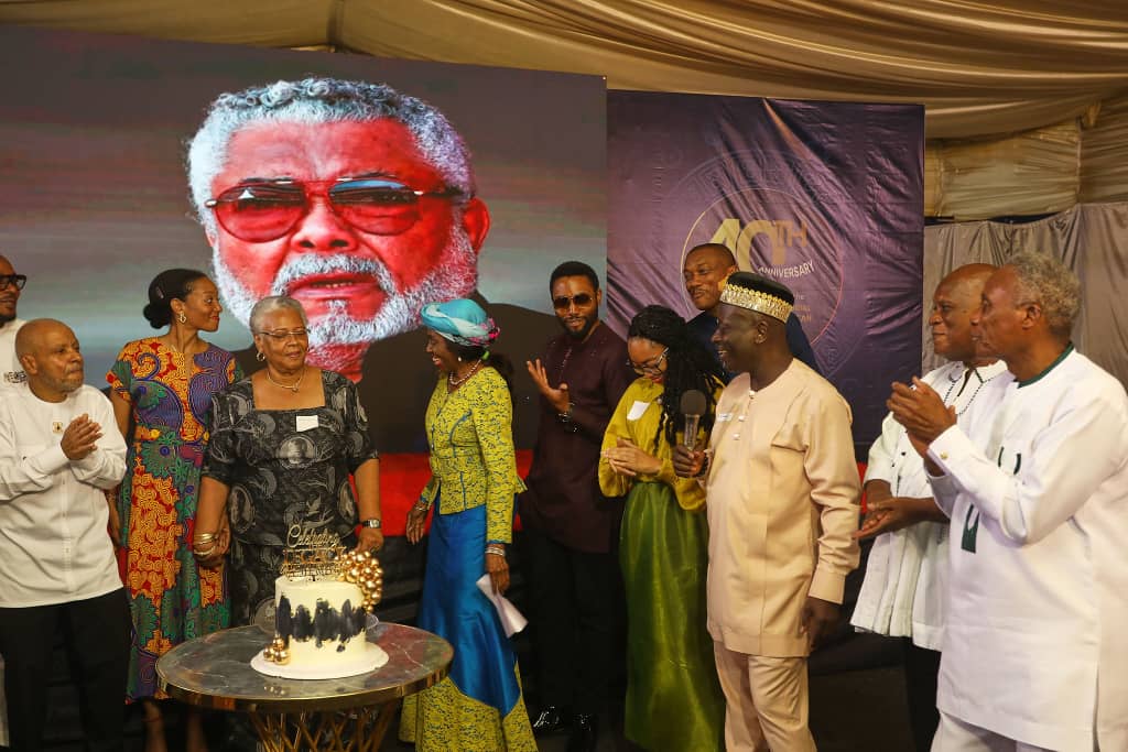 Guests gather at the 40th anniversary celebration of the W.E.B. Du Bois Memorial Centre in Accra, Ghana.
