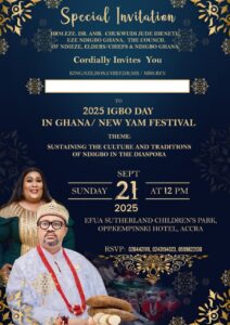 IGBO DAY & NEW YAM FESTIVAL 2025