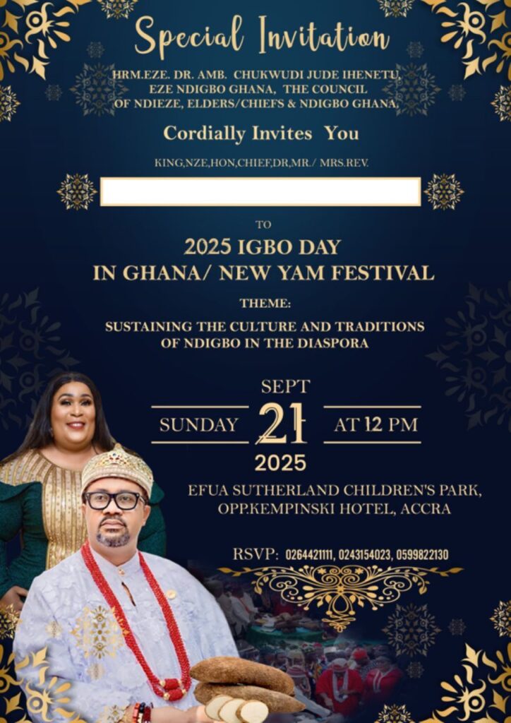 IGBO DAY & NEW YAM FESTIVAL 2025