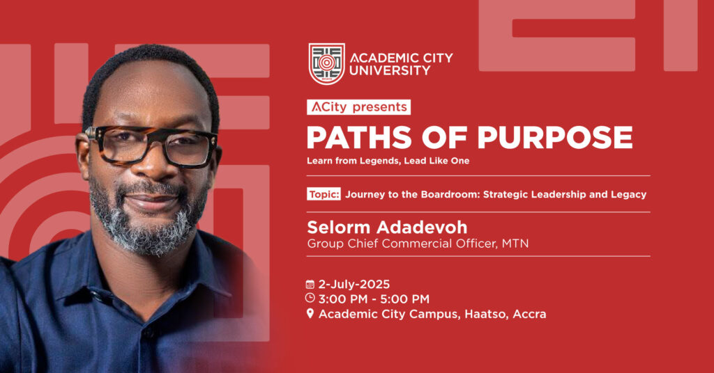 Paths of Purpose: ACity Lecture with Selorm Adadevoh