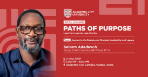 Paths of Purpose: ACity Lecture with Selorm Adadevoh