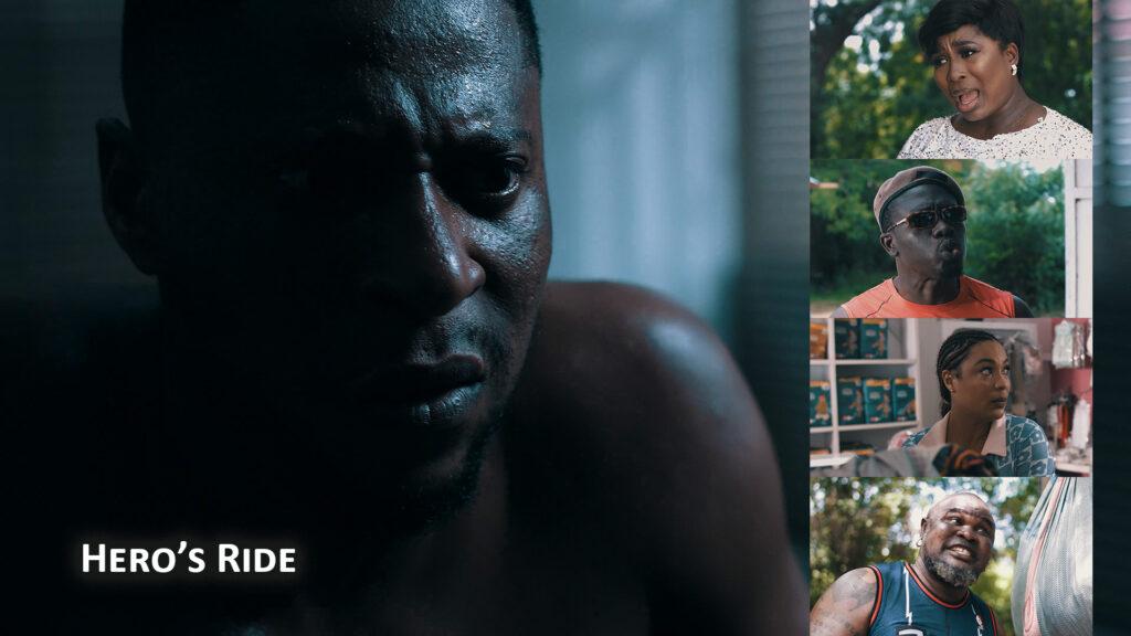 Cast of Hero’s Ride – Ghanaian actors featured in the PETROSOL and AI Media action-comedy film addressing child trafficking