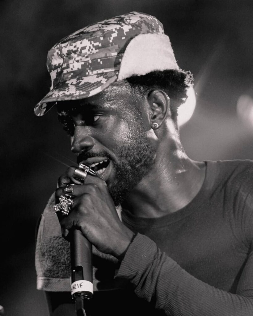 Black Sherif performing live at O2 Shepherd’s Bush Empire during his sold-out Iron Boy UK tour.