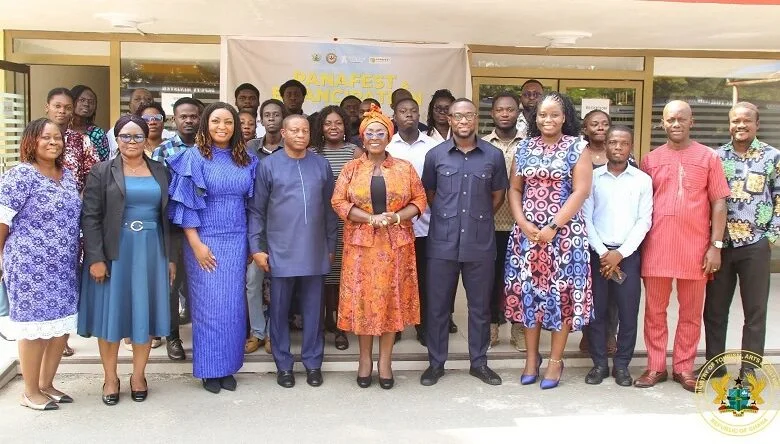 Minister Abla Dzifa Gomashie speaks at Meta digital training workshop for tourism and creative arts staff