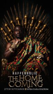 Sarkodie is set to bring ‘Rapperholic’ to Kumasi for the first time on September 27