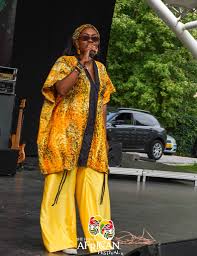 Artists performing and showcasing African fashion at The Hague African Festival 2025 finale at ZuiderparkTheater.