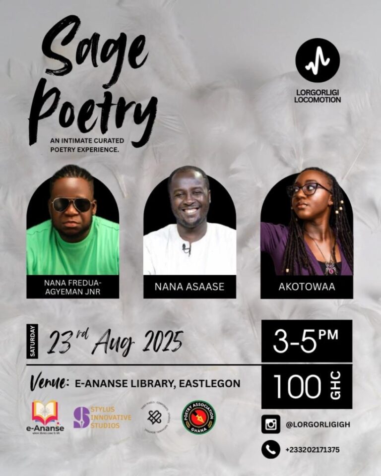 Sage Poetry set to debut, showcasing Ghanaian poetic brilliance