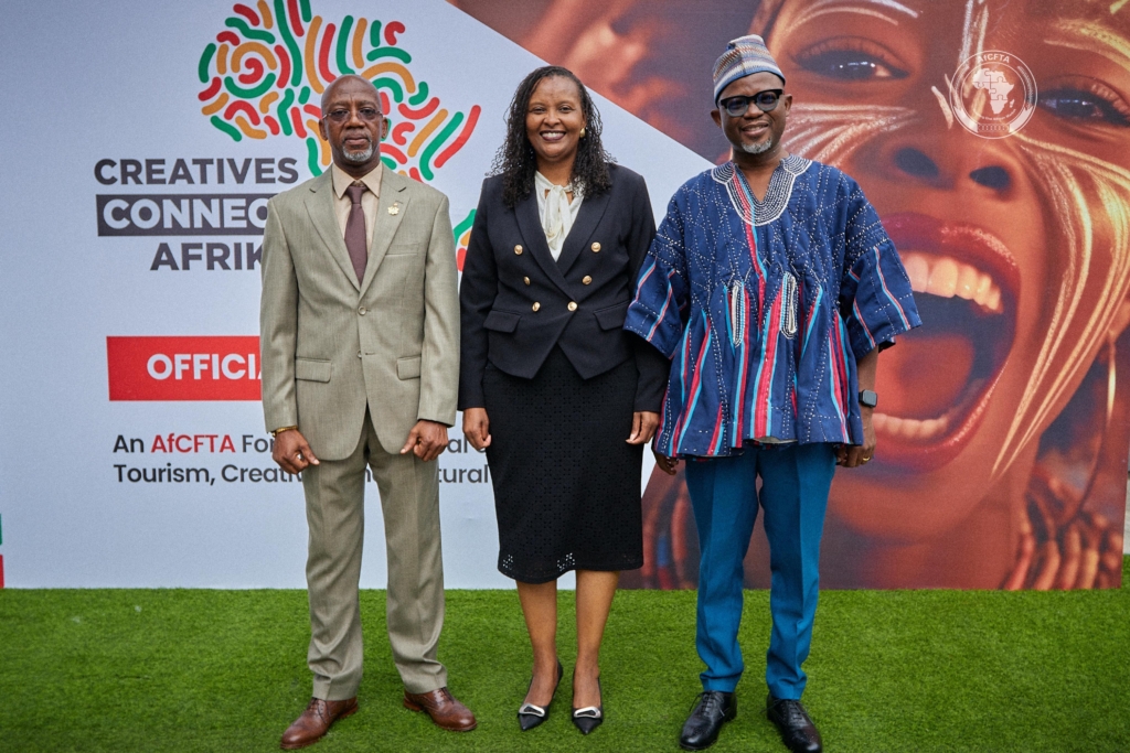 Stakeholders at Creatives Connect Afrika 2025 announcement in Ghana