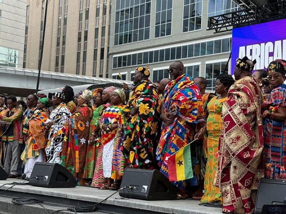 Sankofa Square opening ceremony in Toronto with cultural performances and Ghanaian community participation