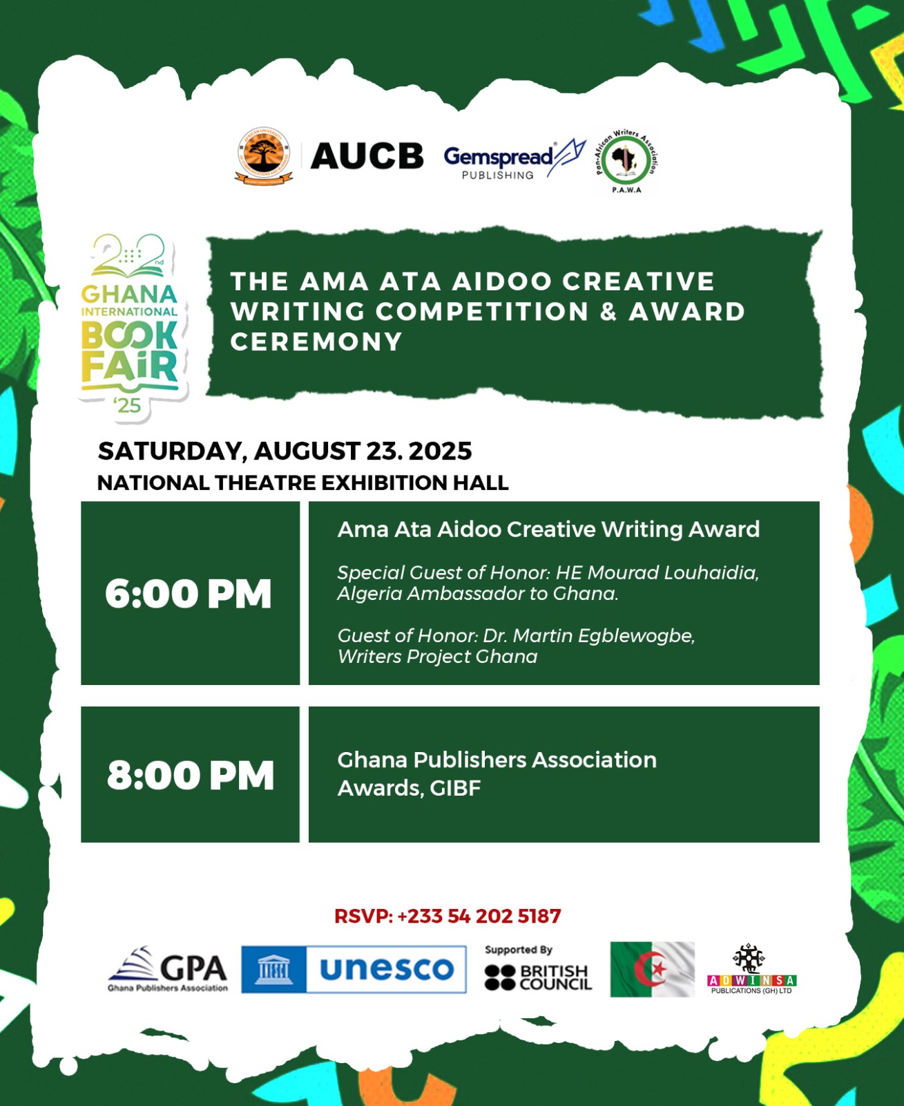 Ama Ata Aidoo Creative Writing Competition & Award Ceremony
