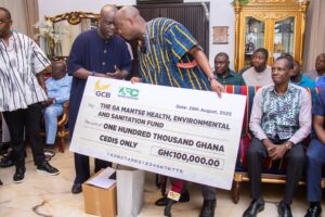 Ga Mantse Environment Fund Receives Donation from Forestry Commission