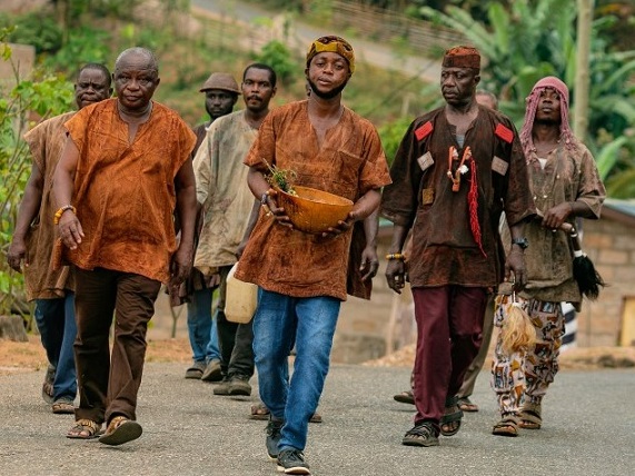 Procession at Klefe New Yam Festival 2025 in Volta Region
