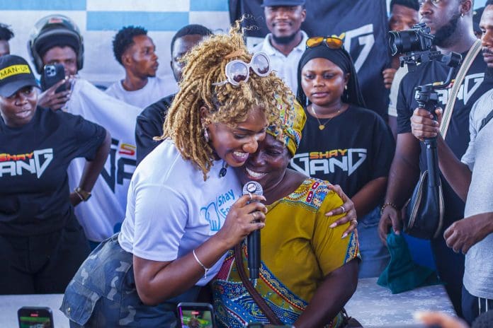 Wendy Shay Kasoa donation outreach