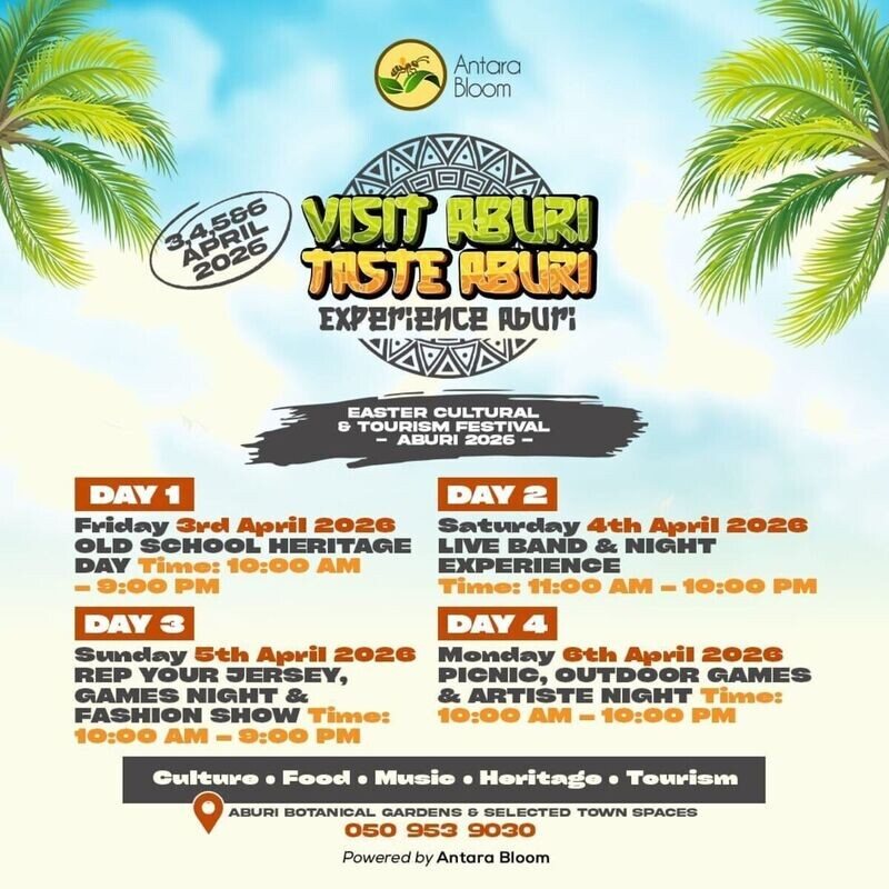 Visit Aburi, Taste Aburi and Experience Aburi